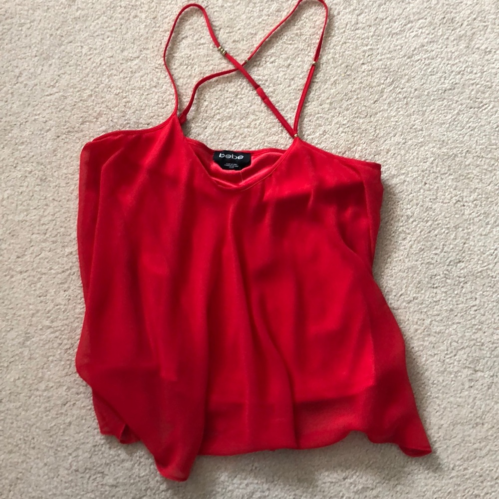 NWT Bebe flowy Cami